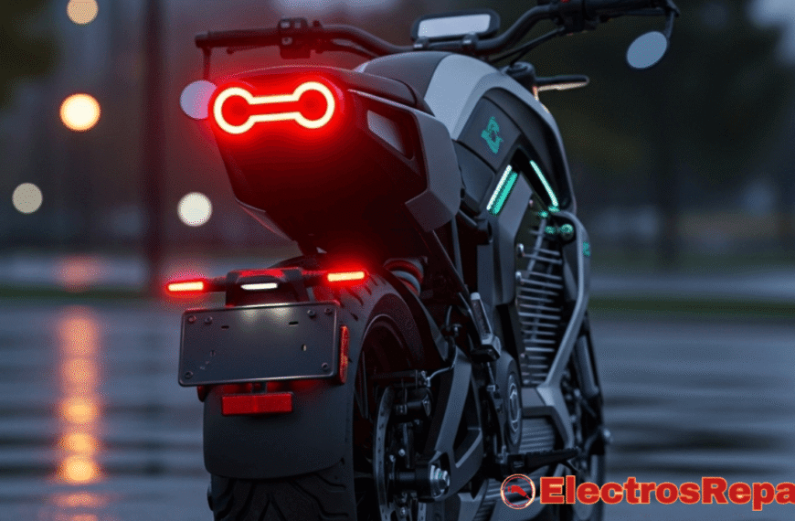 Explora los componentes clave del mantenimiento de frenos de tu moto eléctrica. Esta imagen detallada muestra el disco perforado y la pinza, esenciales para tu seguridad. Comprender su diseño te ayudará a realizar inspecciones y asegurar el rendimiento óptimo. ¡Invierte en la vida útil y la seguridad de tus frenos!"