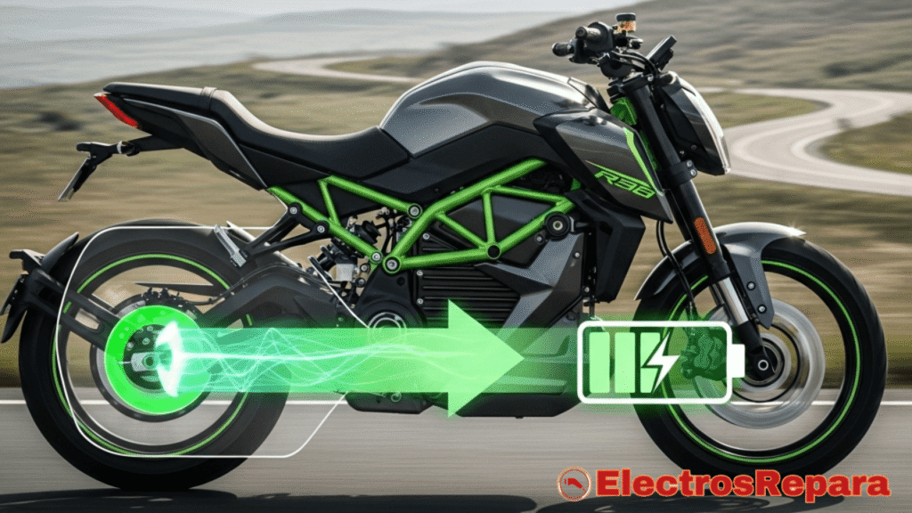 Descubre el freno regenerativo de tu moto eléctrica: innovación que recarga tu batería y reduce el desgaste. Aunque único, su eficacia se complementa con el mantenimiento de frenos de tu moto eléctrica para una seguridad total. Entiende cómo esta tecnología impacta tu conducción y prolonga la vida de tus componentes. ¡Maximiza tu eficiencia y seguridad!"