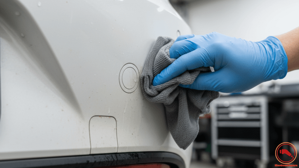 Cómo limpiar sensores ultrasónicos de parking paso a paso en un EV