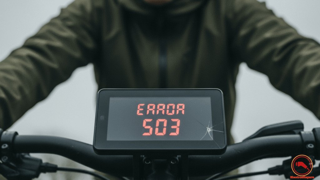 pantalla bicicleta electrica error 05 fallo sensor pedaleo