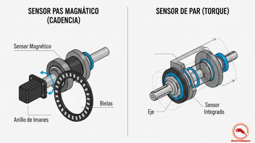 sensores de pedaleo magnetico vs sensor de par torque bafang bosch