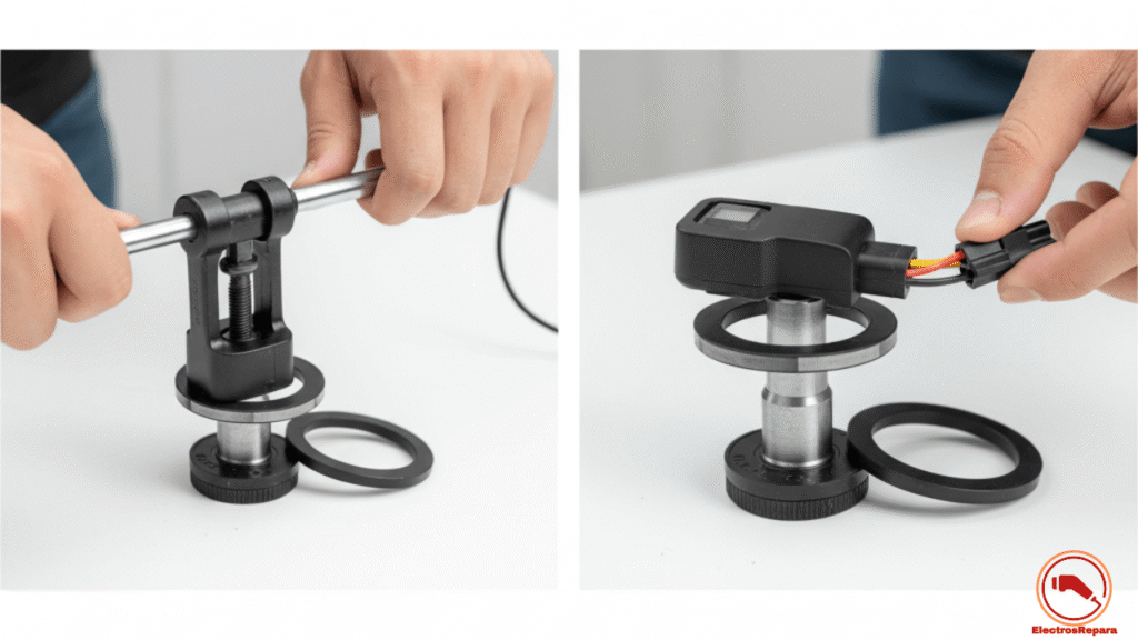 como cambiar sensor de pedaleo bici electrica reemplazar sensor pas kit bafang