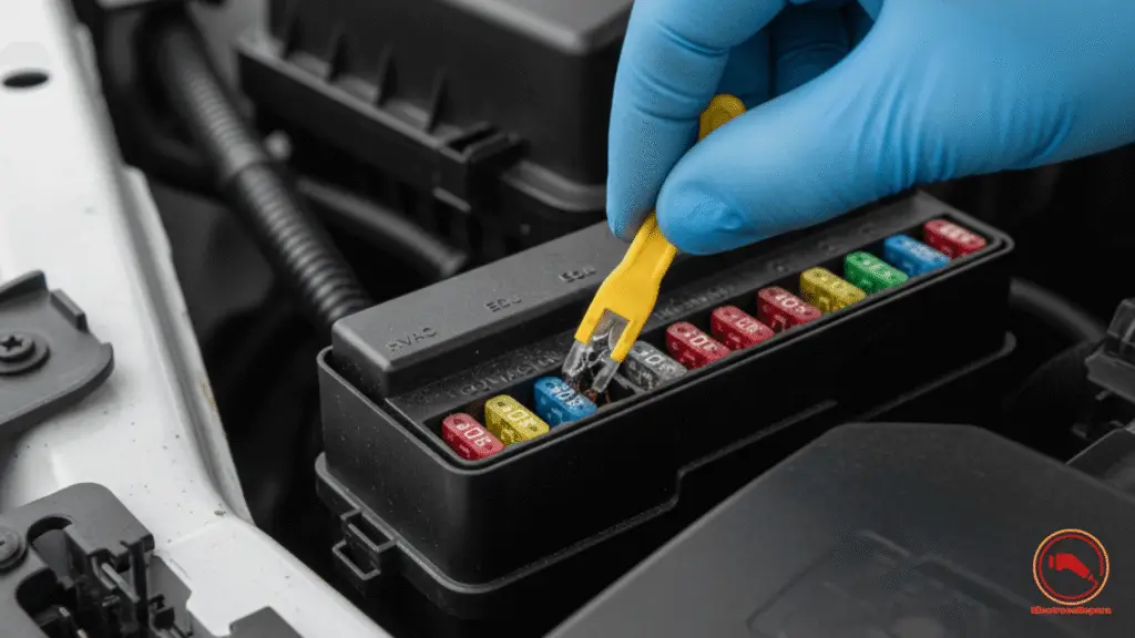 Solución fusible quemado conector 12V EV