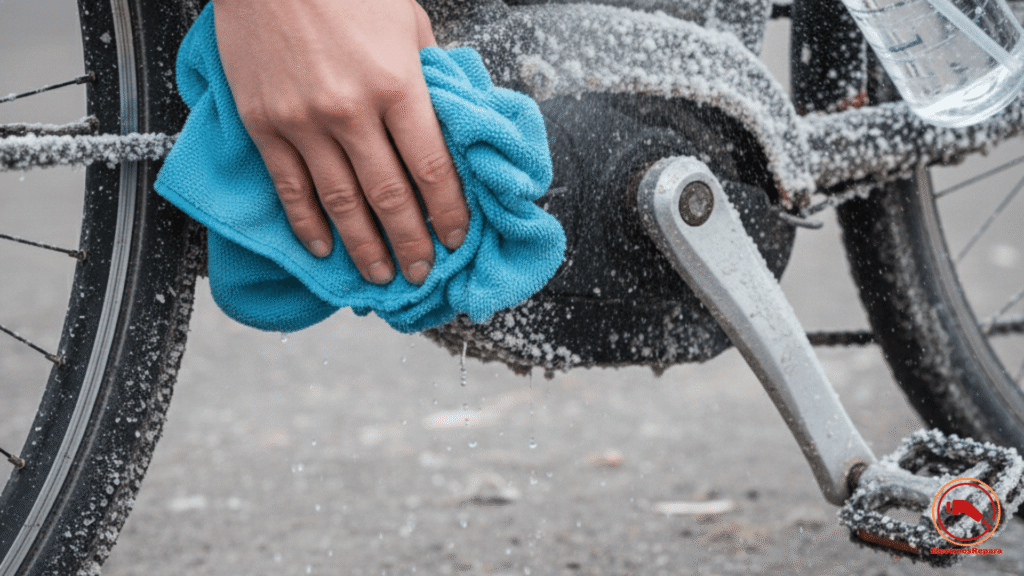 Mantenimiento profesional ebike: Técnica de limpieza suave del motor para evitar daños en los sellos y prevenir la reparación motor ebike