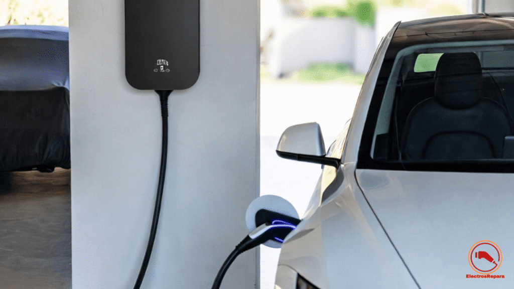 Wallbox en casa 2026: cargador doméstico para vehículo eléctrico, instalación sencilla y carga segura en garaje privado.