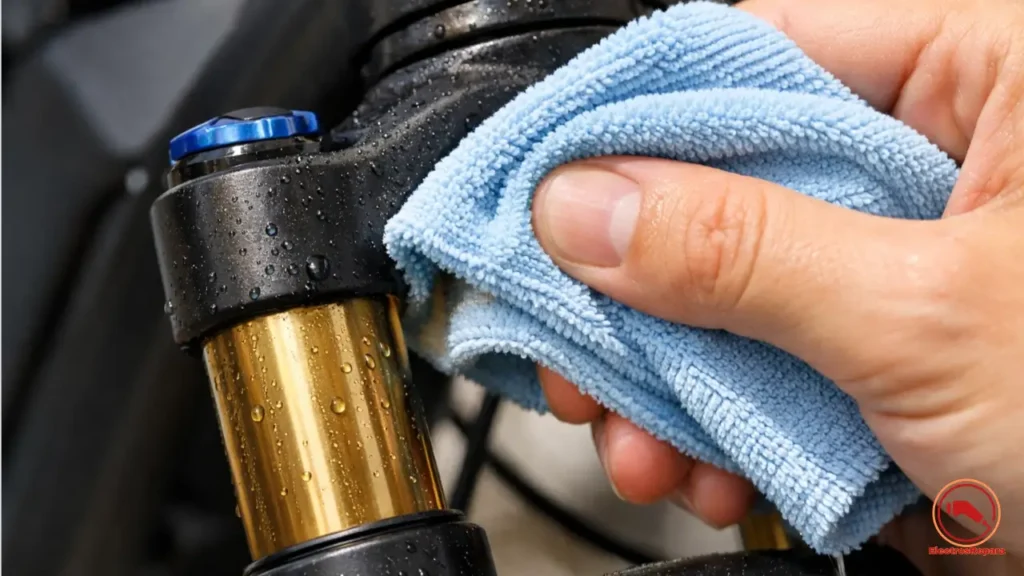 El mantenimiento preventivo diario: limpieza y lubricación de retenes para evitar el desgaste prematuro de la horquilla.